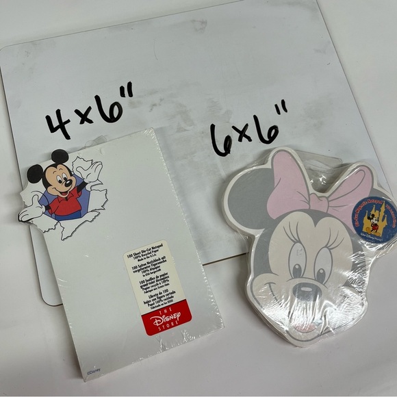 Vintage Disney Mickey Mouse paper note pad 0016 Disney store lot of 3 Minnie - Picture 7 of 8